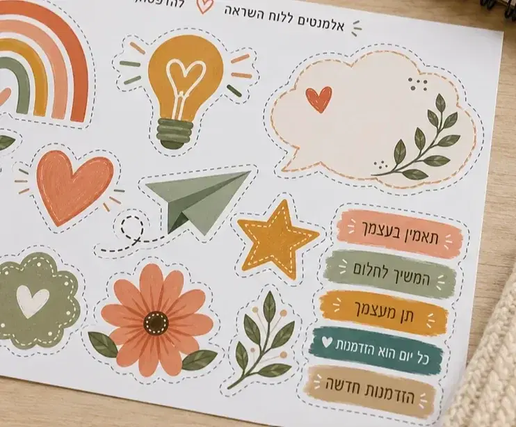 לוח השראה. אלמנטים