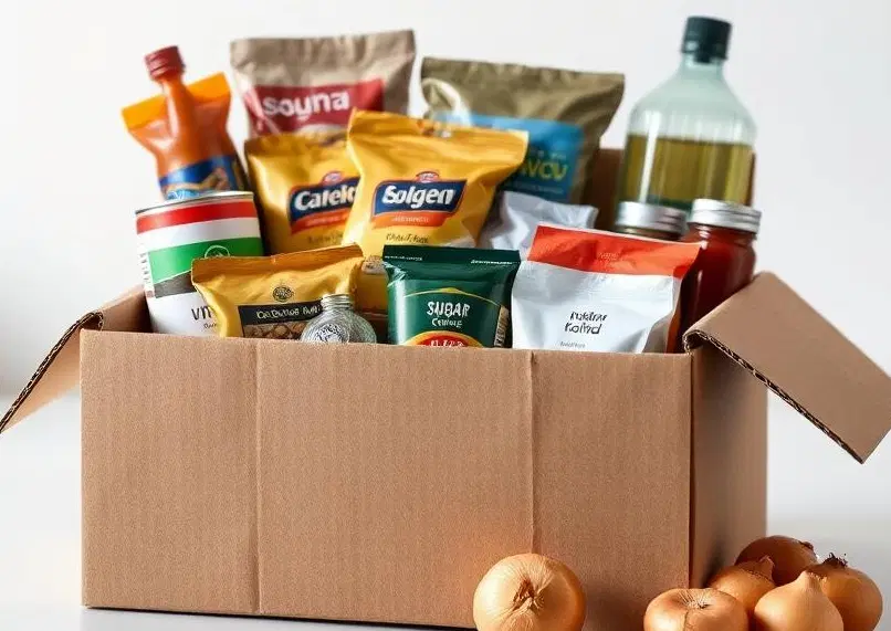 סל מזון למשפחה נזקקת