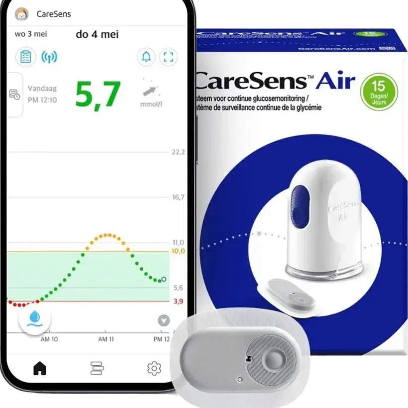 מד סוכר רציף CareSense Air