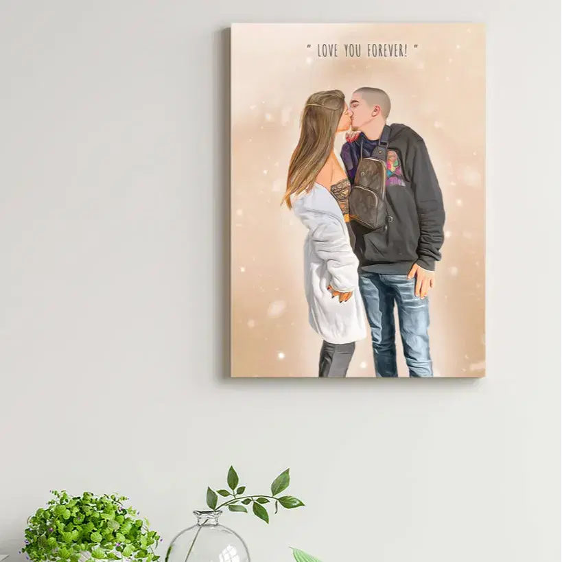 2 דמויות קנבס 40x60 ס״מ