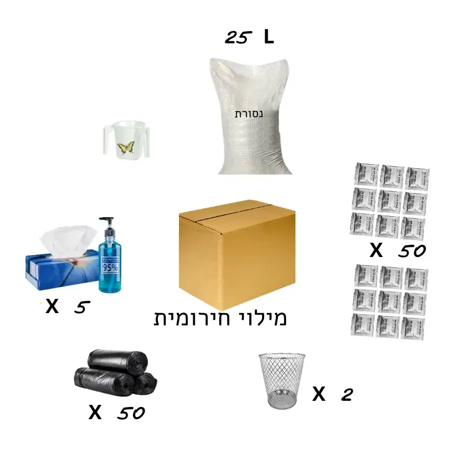 מילוי לחירומית 50 שימושים