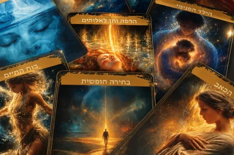 ערכת קלפים וספר עבודה