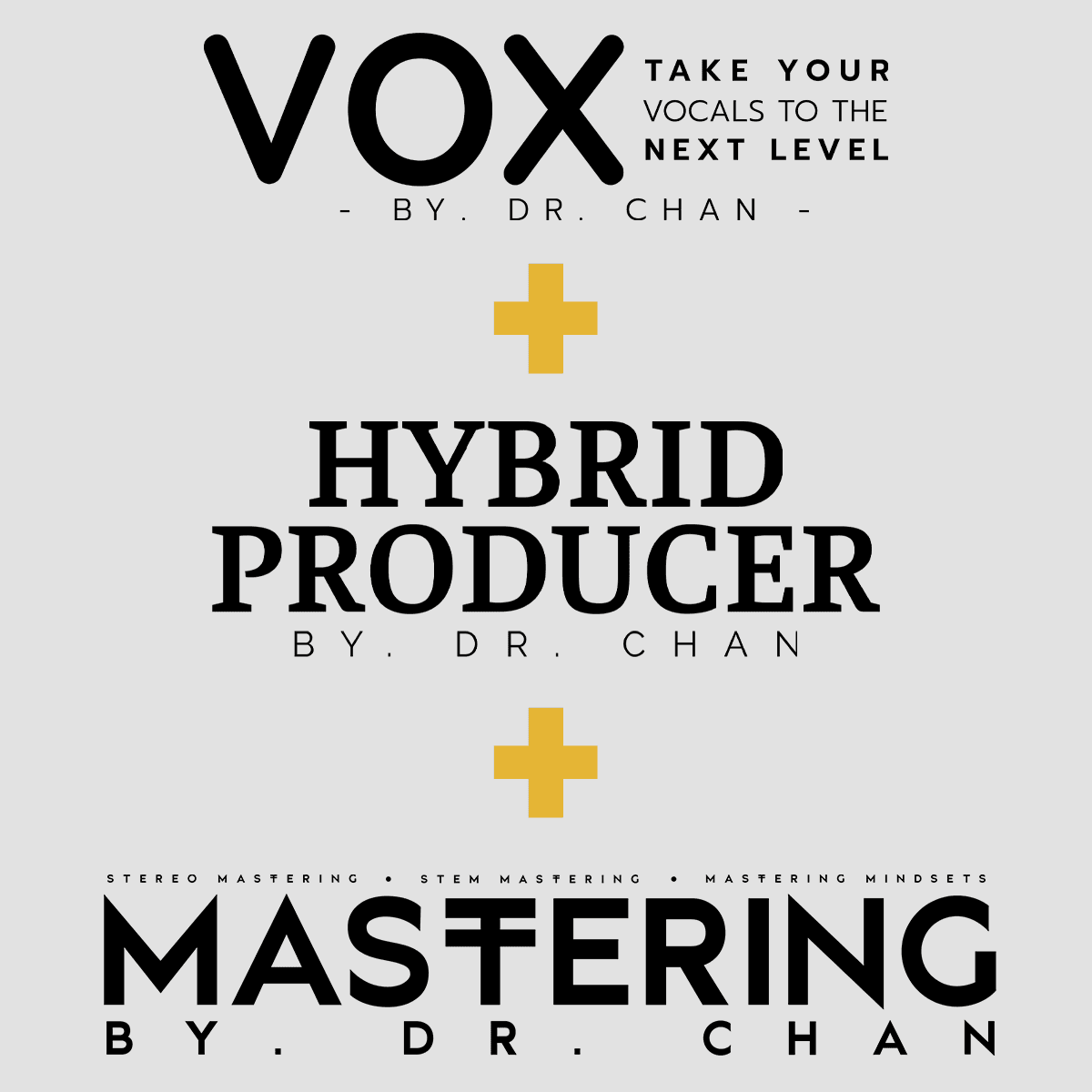 3 קורסים VOX ביחד עם הייבריד פרודוסר ומאסטרינג
