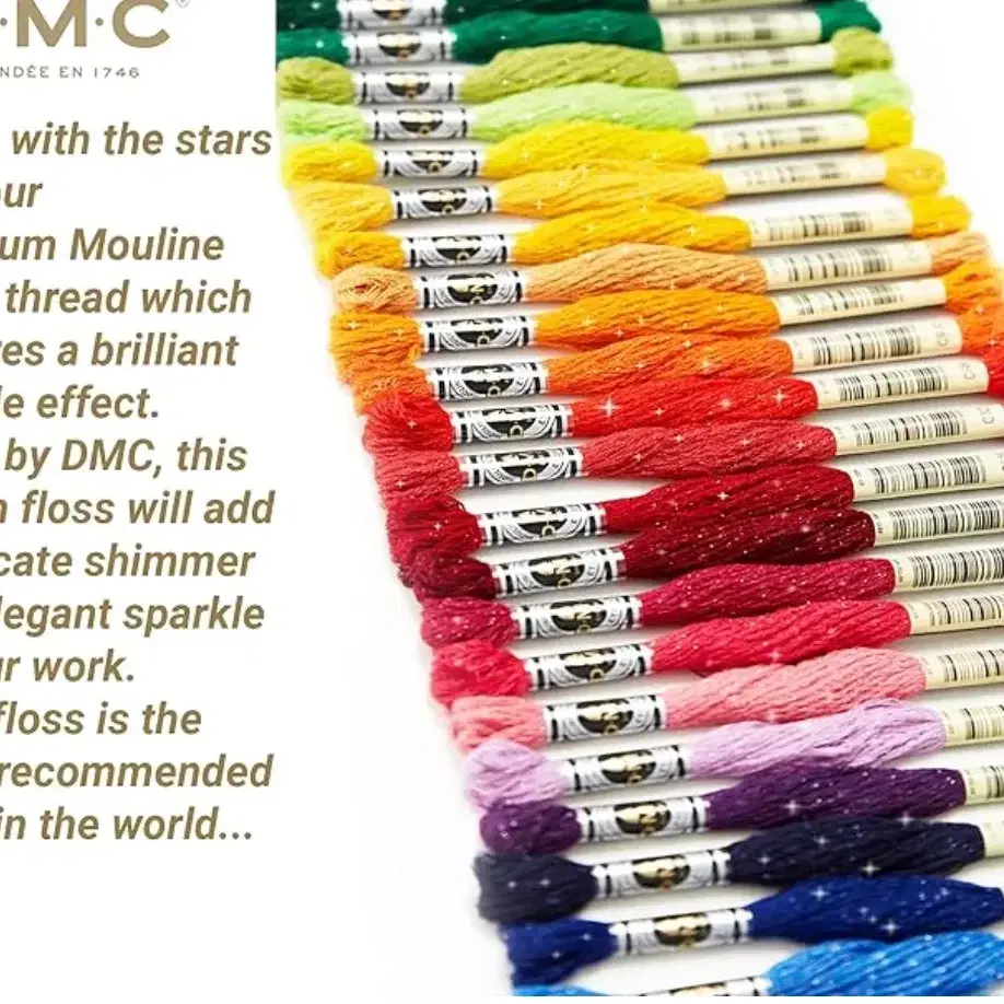 סט 35 צבעים מסדרת ETOILE של dmc