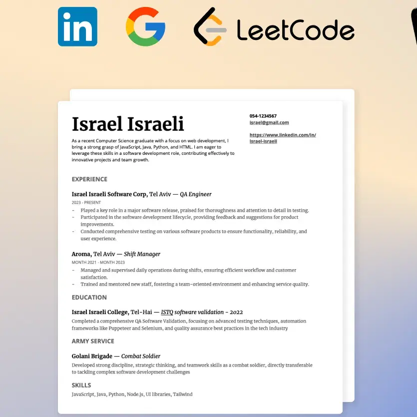 קורס  לעבור את ראיון העבודה הבא שלך בהצלחה