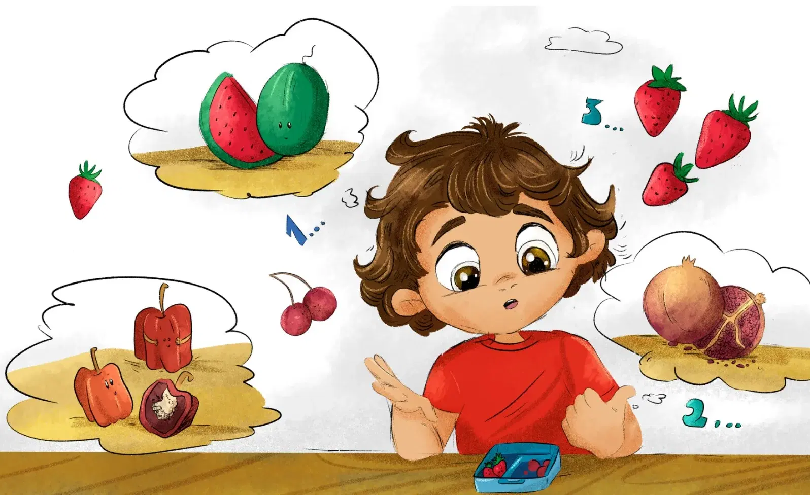 ספר ילדים מקסים ומאויר על בארי והעולם האדום שלו