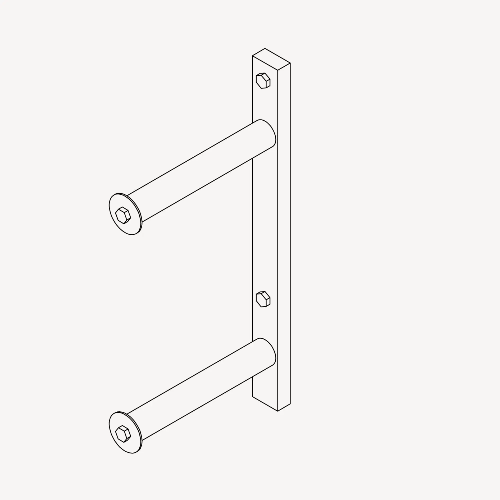 מחזיק מדף כפול נוסף