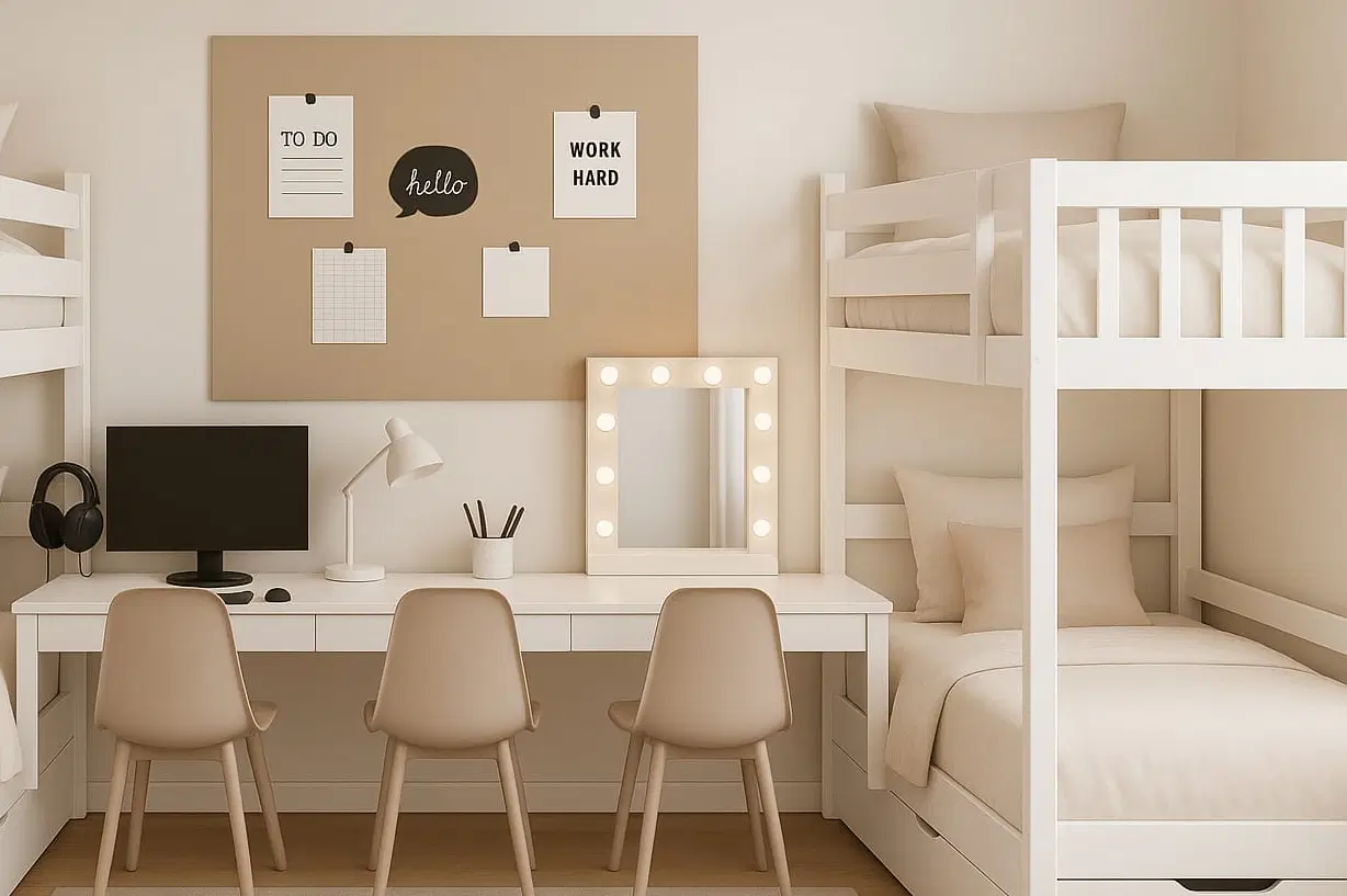 עיצוב חדר משותף