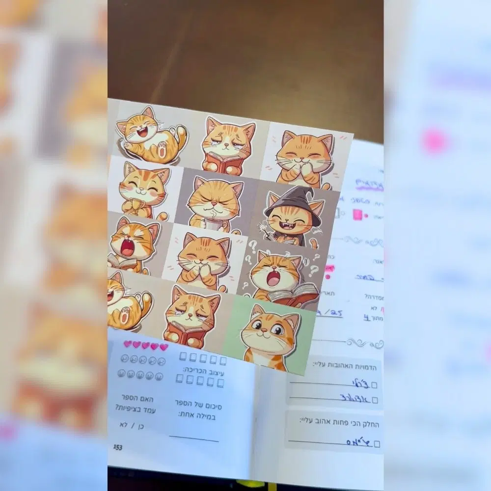 מדבקות הסקירה