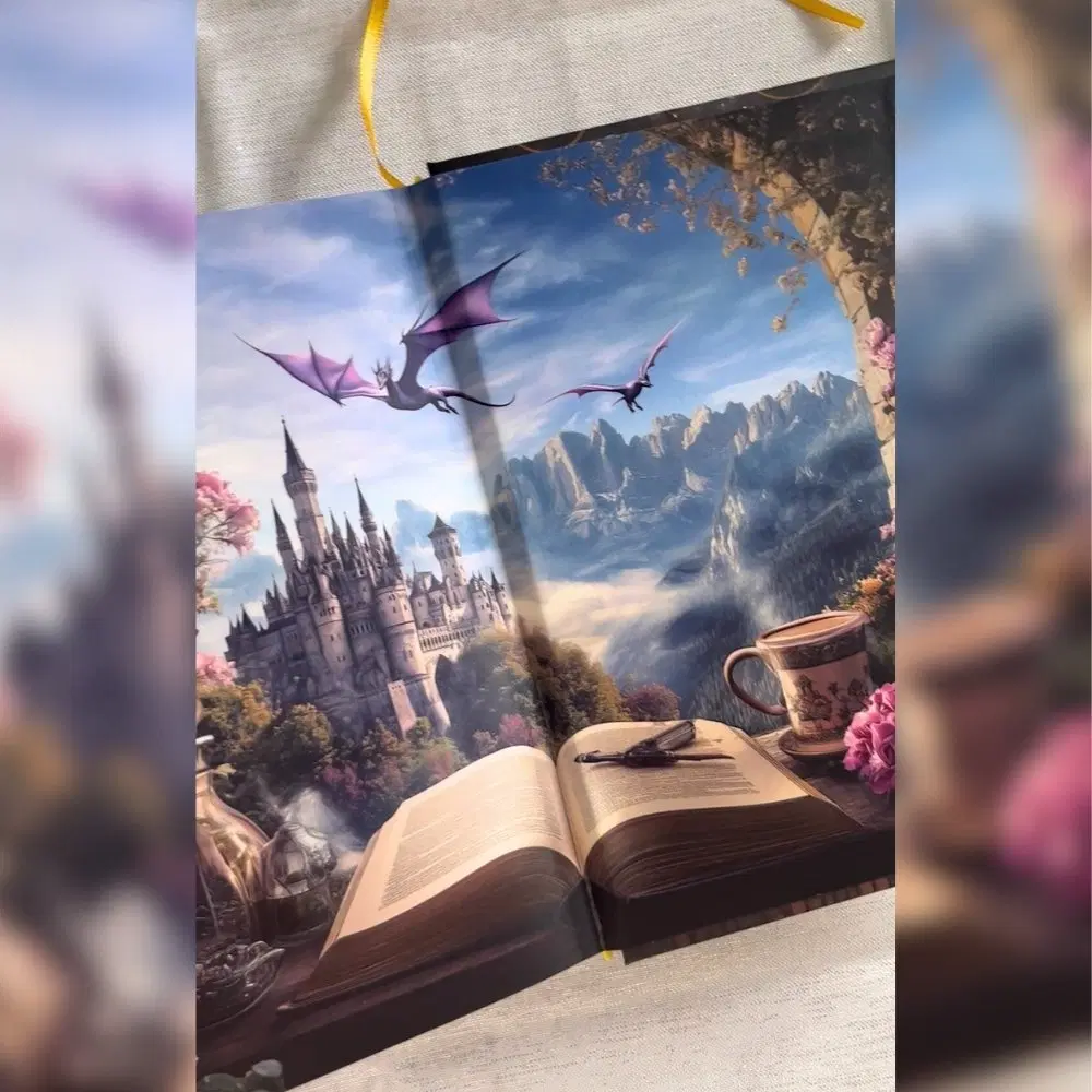 עמוד פתיחה ביומן עם תמונה