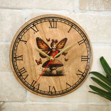 שעון קיר פטריה פיה