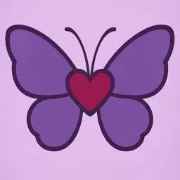 לוגו של לב פרפר