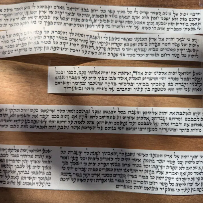 פרשיות תפילין מהודרות נוסח בית יוסף