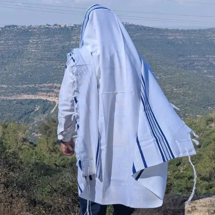 טלית למנצח מצמר רחלים מידה 50