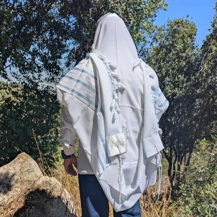 טלית חתנים  מכותנה, מידה 50