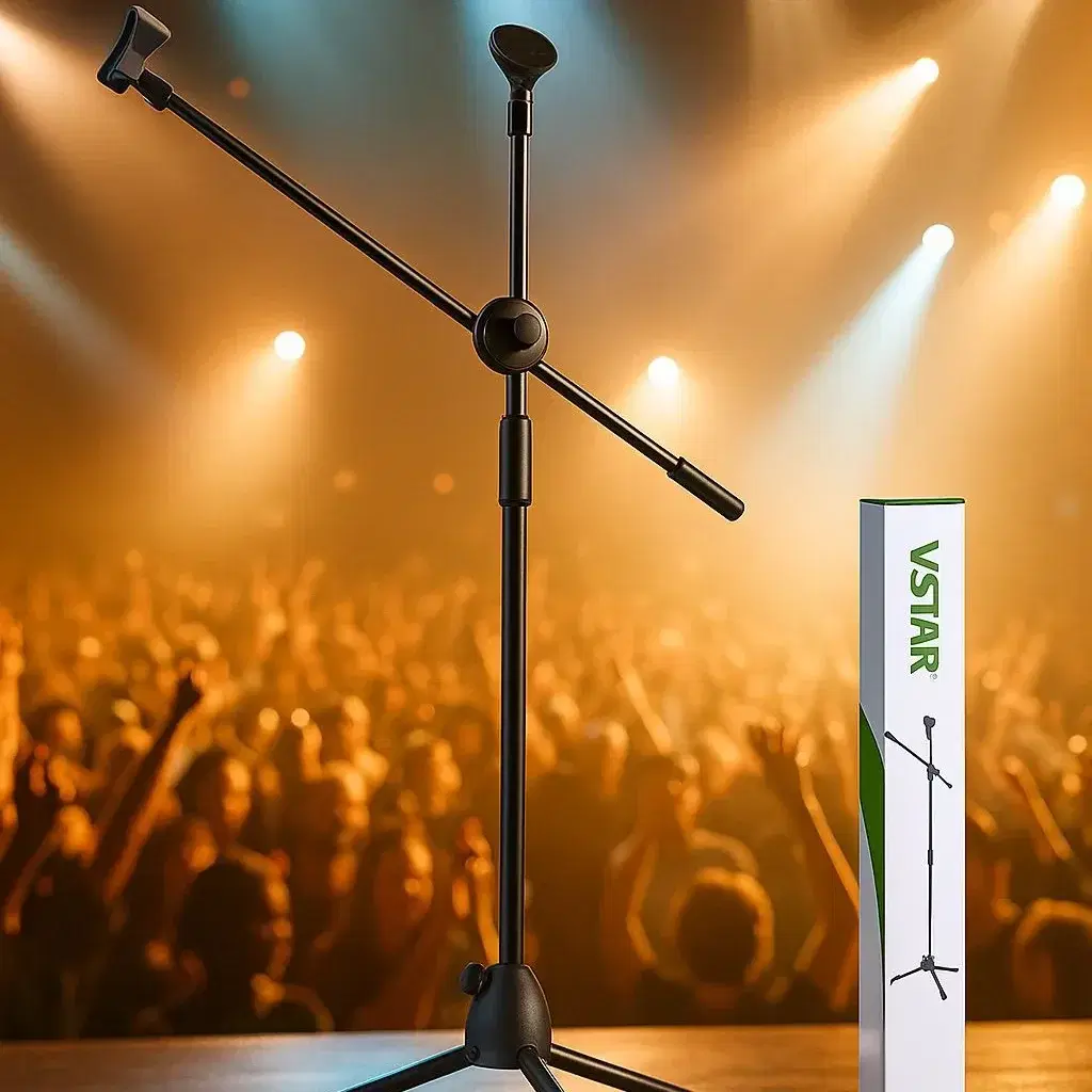 סטנד מיקרופון דו זרועי
