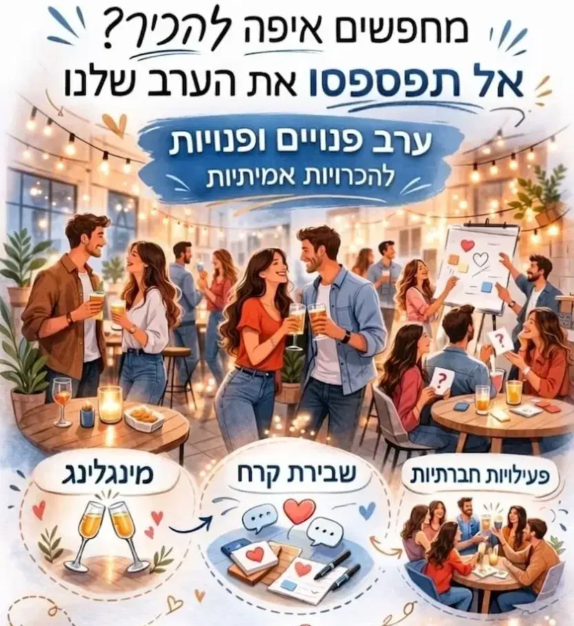 ערב קהילה להכרויות ליאור גור