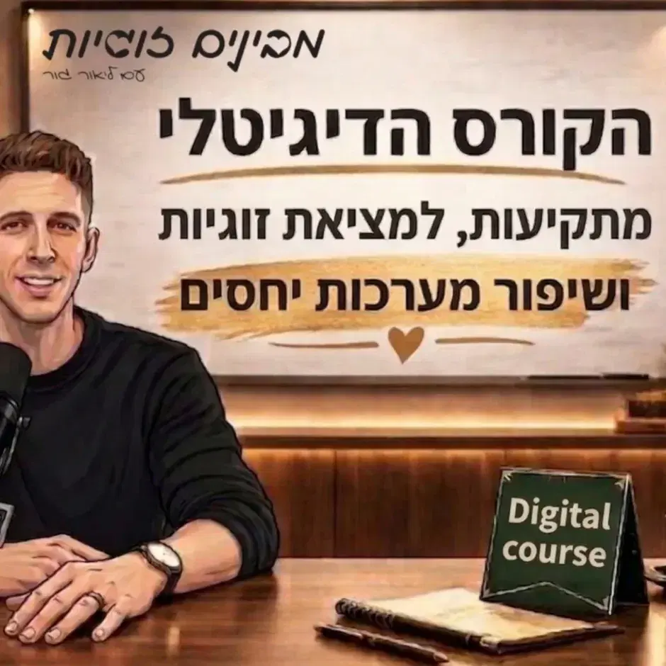 מוצר דיגיטלי - קורס יציאה מתקיעות
