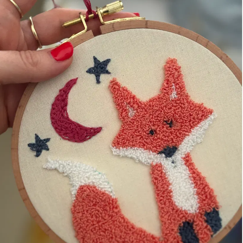 רקמת שועל קוטר 16