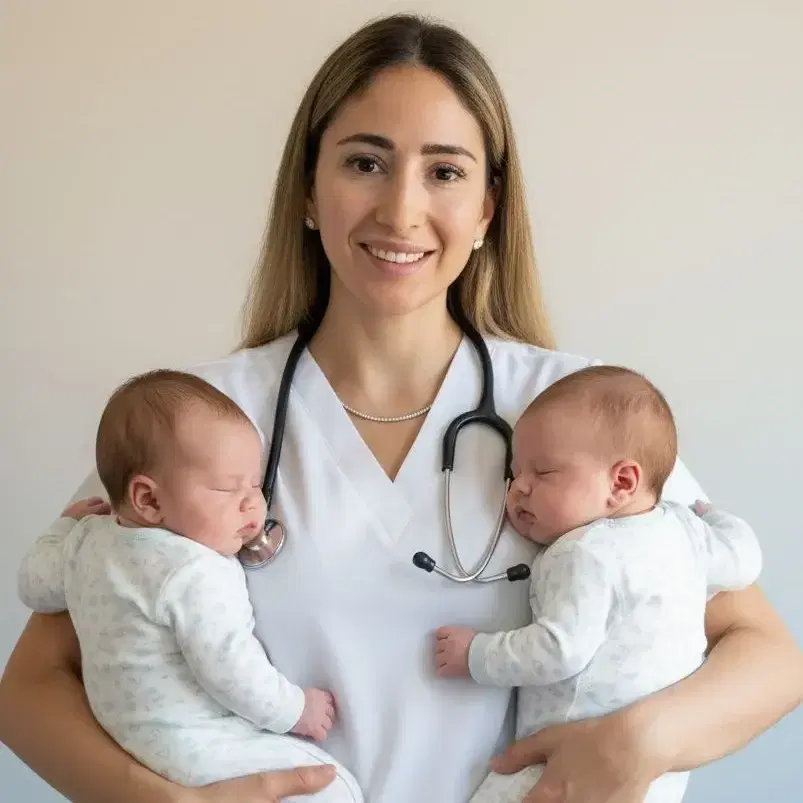 ליווי לתאומים וצמודים עם קסניה