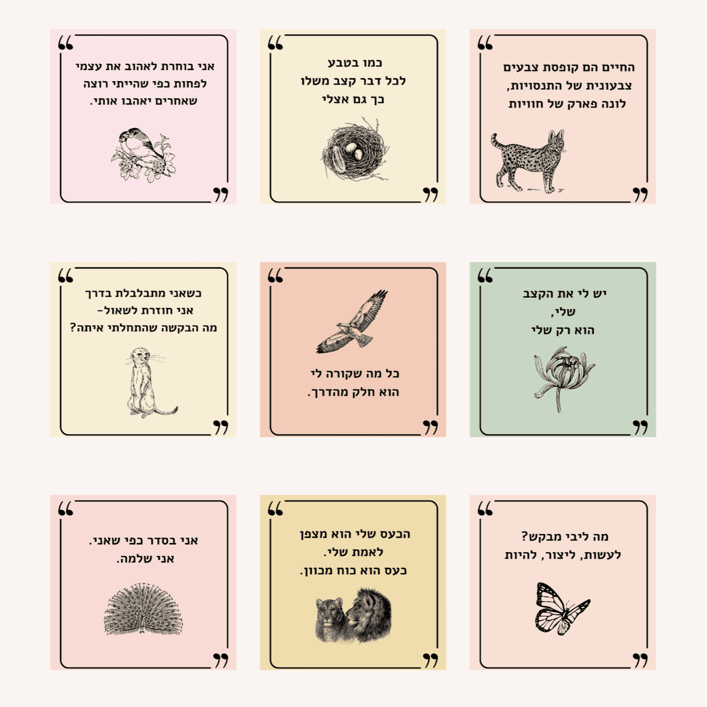 5 מגנטים. תוכלי לציין איזה בעמוד הבא