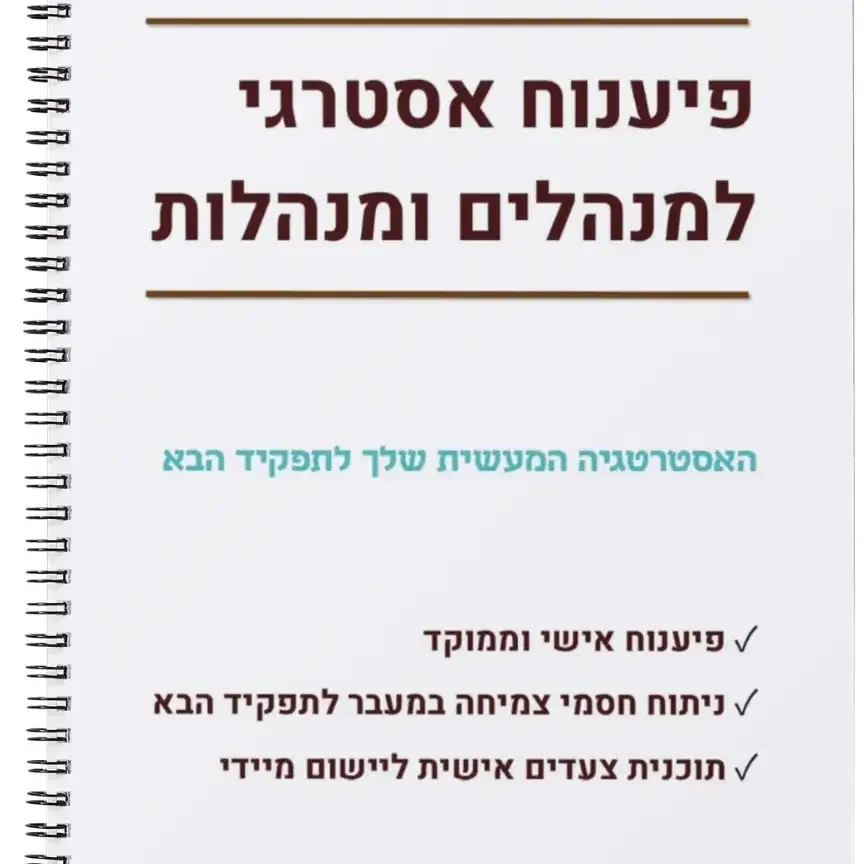פענוח אסטרטגי למנהלים ומנהלות